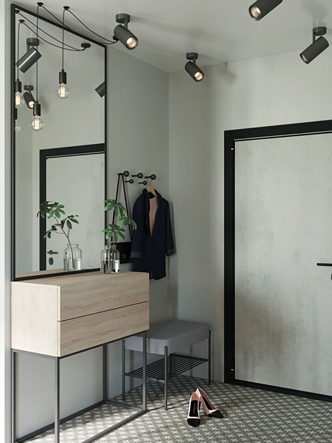 Типовой дизайн-проект однокомнатной квартиры ЖК «Королев»